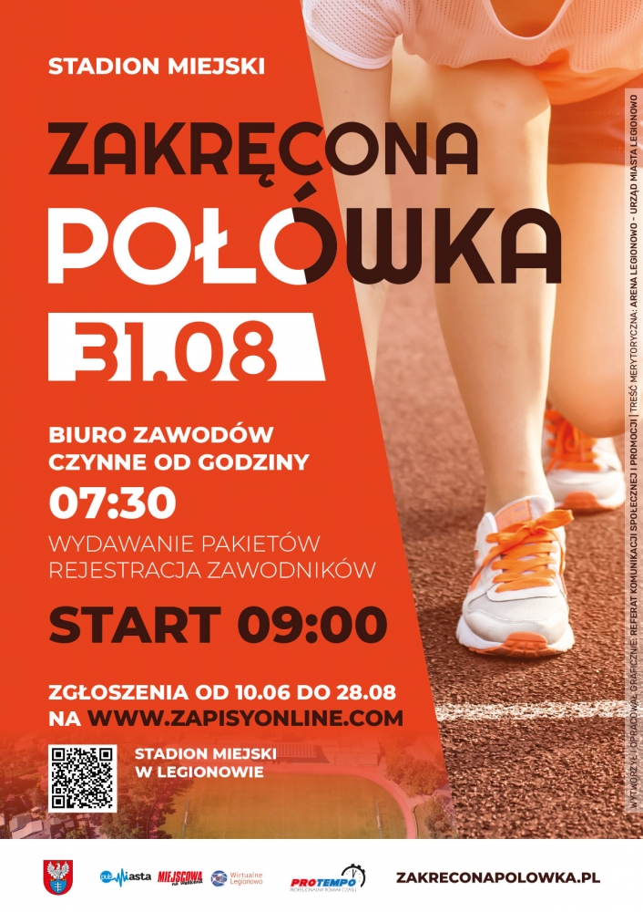 Plakat: Zakręcona połówka - bieg
