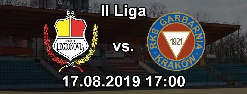 II liga: Legionovia KZB Legionowo - RKS Garbarnia Kraków