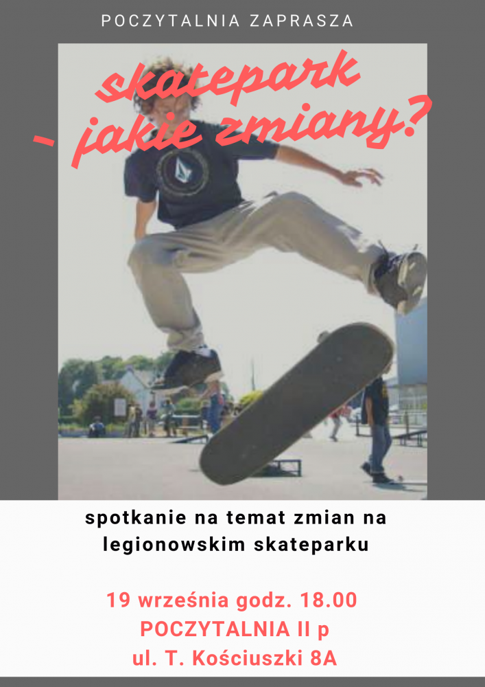 Skatepark jakie zmiany?