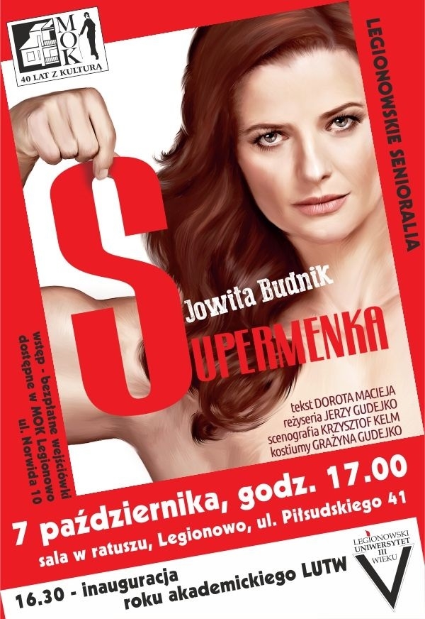Plakat na inauguracje - monogram