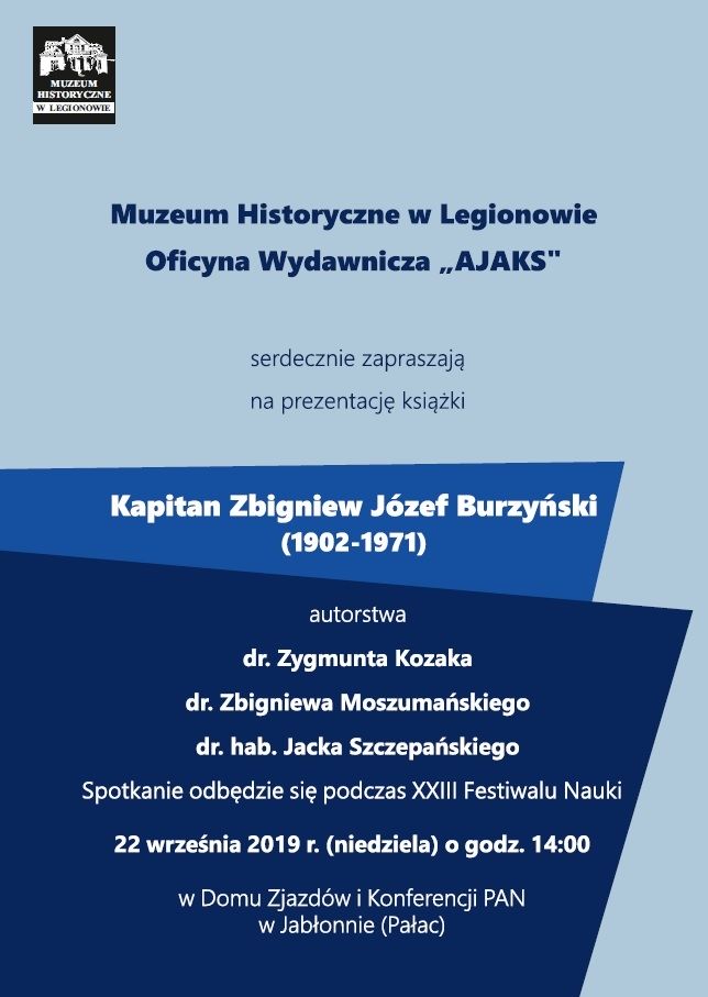 Prezentacja książki - Kapitan Zbigniew Józef Burzyński