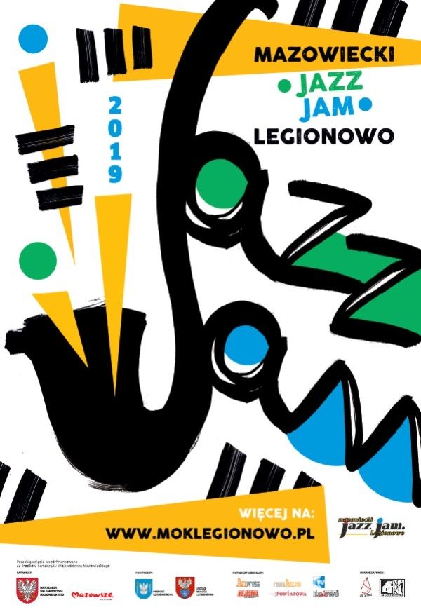 Plakat promujący wydarzenie: Mazowiecki JAZZ JAM LEGIONOWO - 2019
