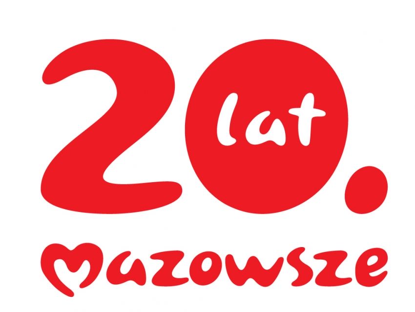 Logo: 20 lat Mazowsze.