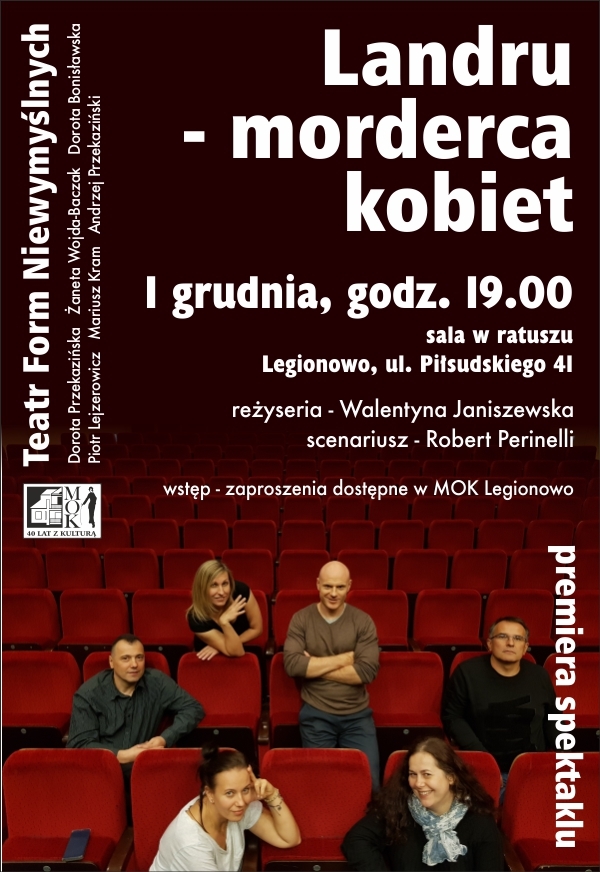 Plakat do spektaklu - źródło MOK