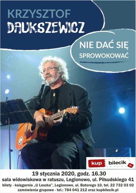Plakat: Krzysztof Daukszewicz
