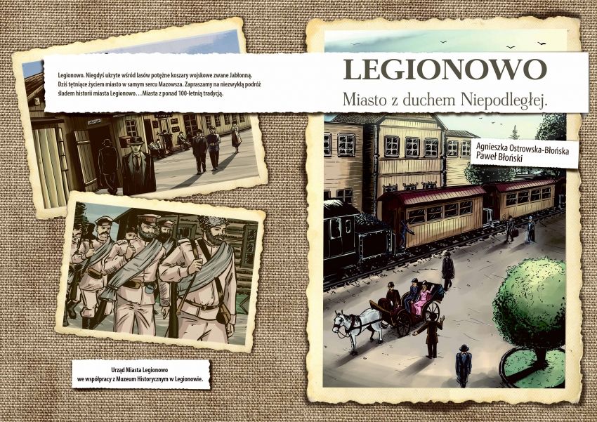 Okładka komiksu o Legionowie