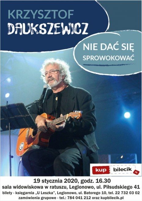 Plakat: Krzysztof Daukszewicz 