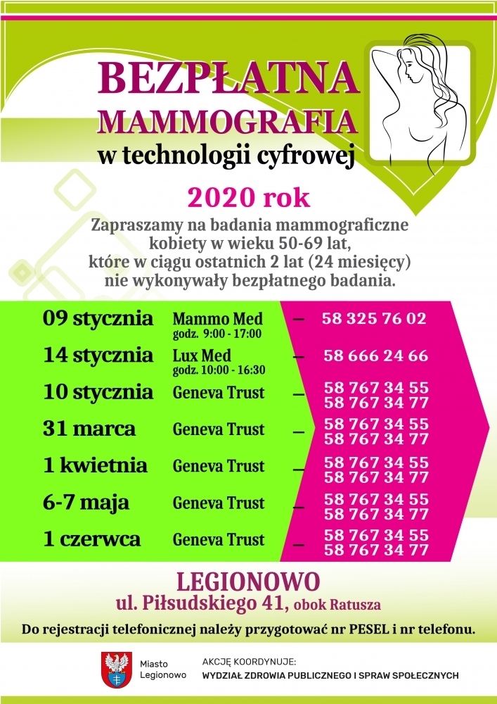 Bezpłatna Mammografia
