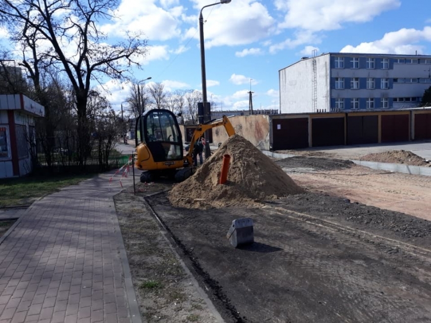 Zdjęcie remontowanej al. 1. WDZ