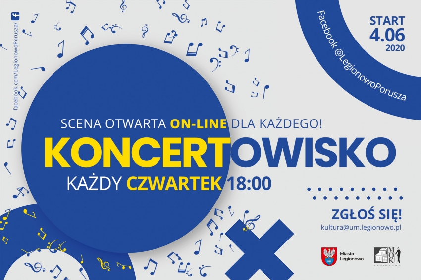 Baner promujący wydarzenie Koncertowisko