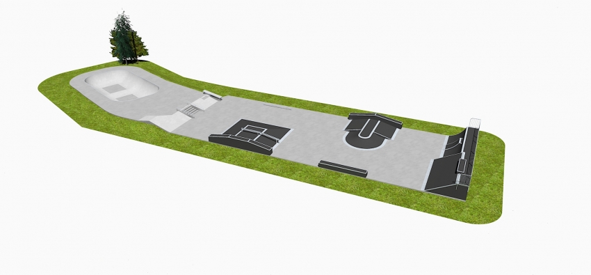 Wizualizacja skatepark