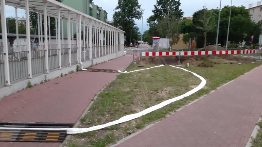 Prace przy przjeściu podziemnym PKP/Fot. gazetapowiatowa.pl