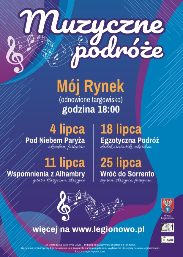 Plakat: Muzyczne podróże