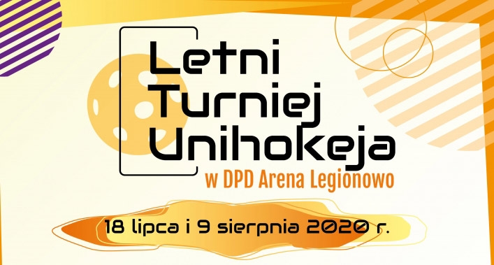 Grafika promująca turniej unihokeja