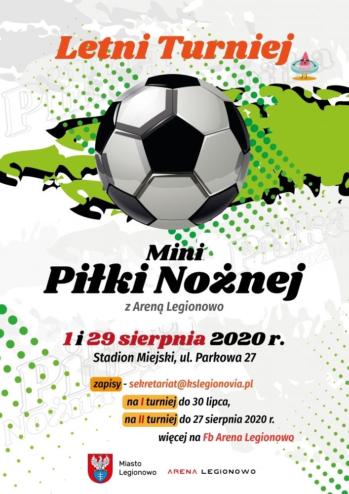 Plakat do akcji  Letni Turniej mini Piłki nożnej