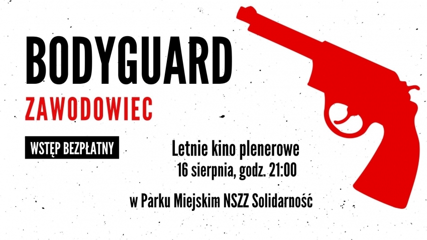 Plakat promujący film 'Bodyguard zawodowiec'