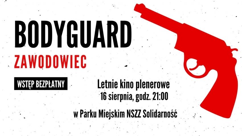 Plakat promujący film 'Bodyguard zawodowiec'