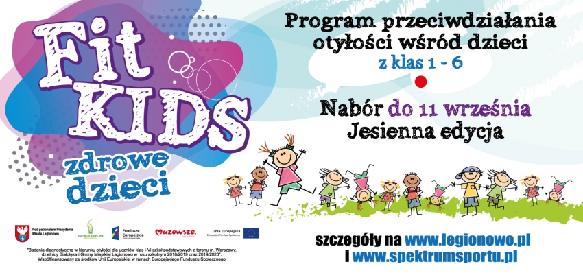 Grafika promująca program Fit Kids