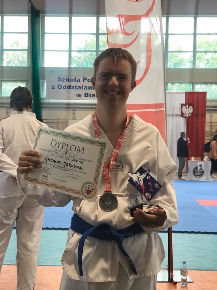Grzegorz Jakóbiak, zajął 2. miejsce w kategorii powyżej 26 lat