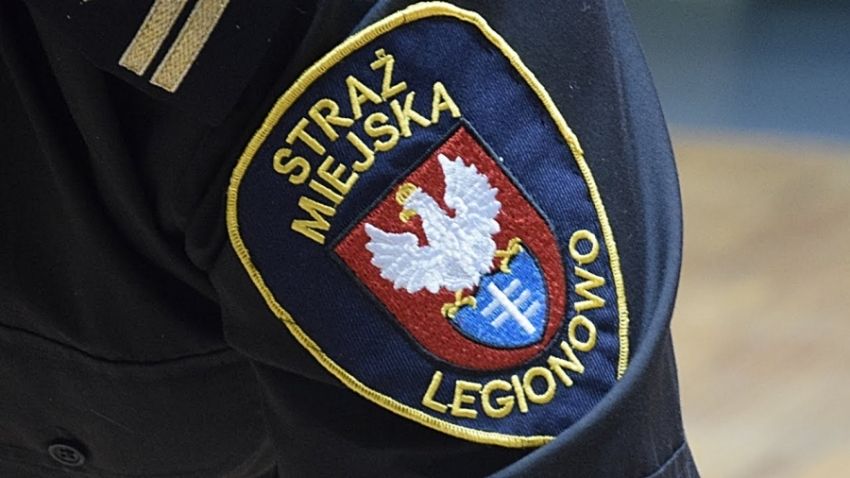 Fragment munduru Straży Miejskiej w Legionowie