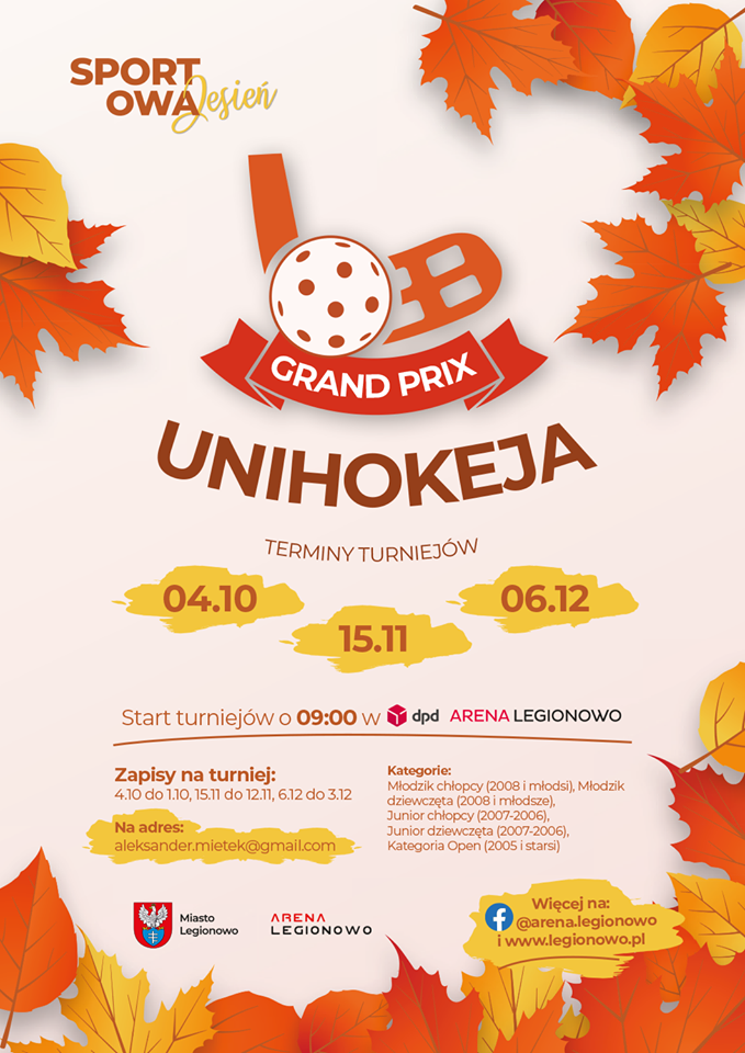 Plakat promujący Grand Prix Unihokeja