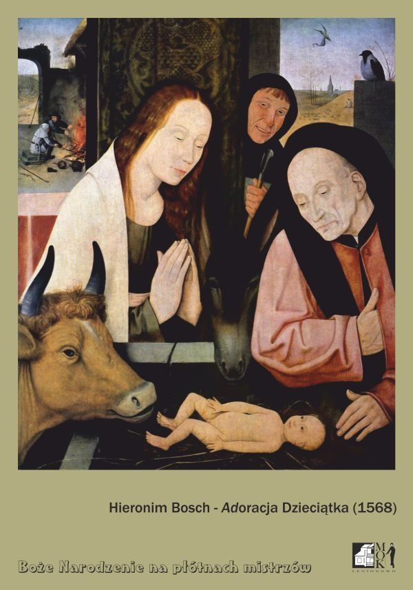 Obraz Hieronima Bosha - Adoracja dzieciątka