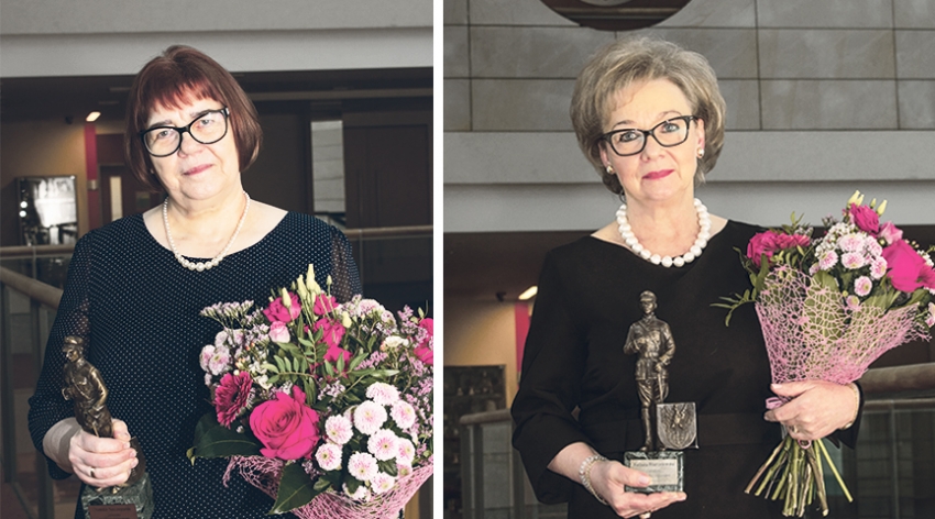 Na zdjęciu kolejno od lewej: Danuta Szczepanik, Barbara Mierzejewska.