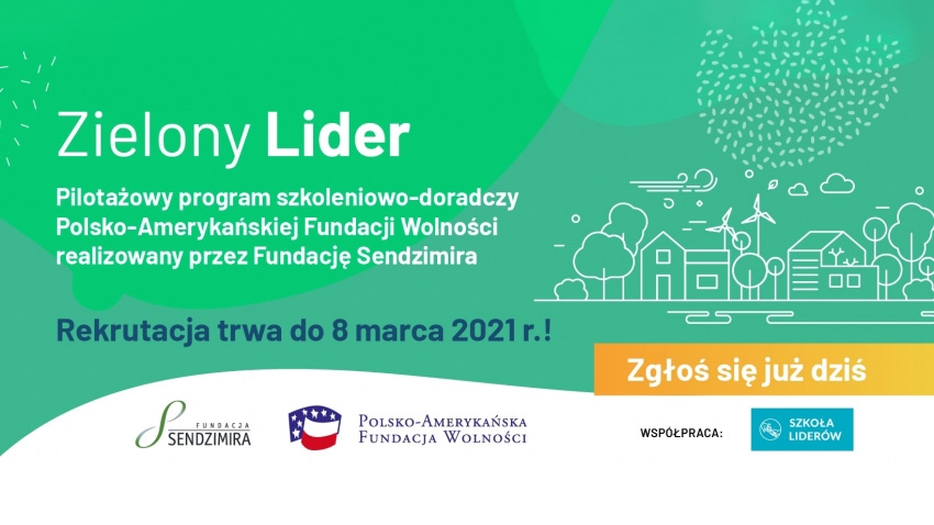 Grafika promująca program Zielony Lider