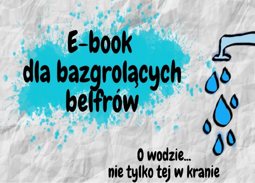 Grafika z napisem - E-book dla bazgrolących belfrów