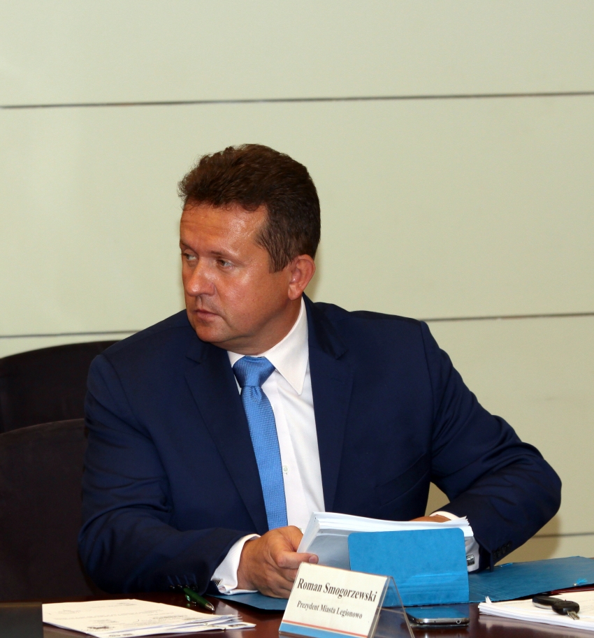 Na zdjęciu Roman Smogorzewski prezydent miasta