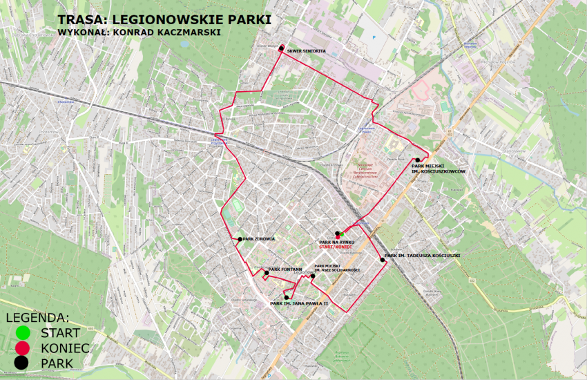 Trasa:Legionowo nieOczywiście