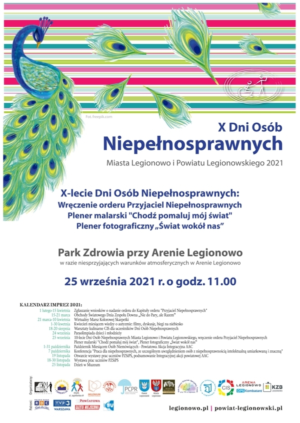 X Dni Osób Niepełnosprawnych Miasta Legionowo i Powiatu Legionowskiego 2021