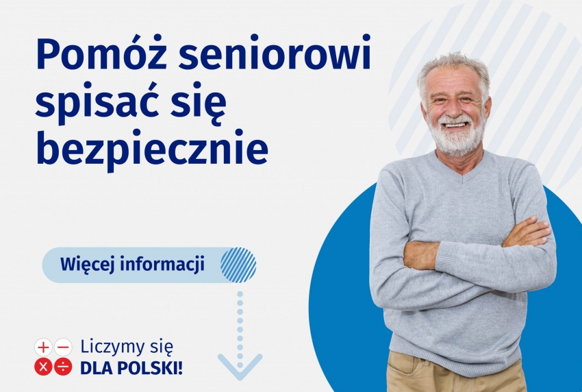 Senior. Pomóż seniorowi spisać się bezpiecznie