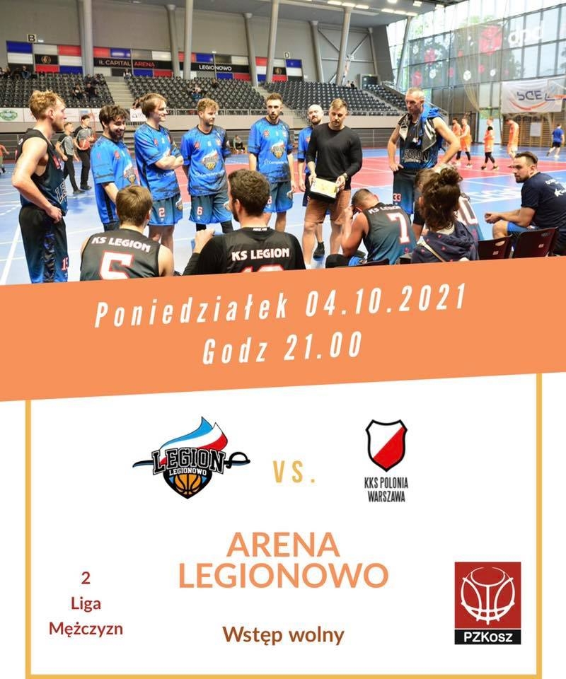 KS Legion - KKS Polonia Warszawa, 2LM PZKOSZ