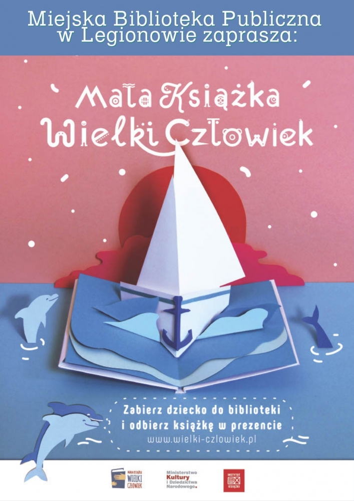 Miejska Biblioteka Publiczna w Legionowie kolejny raz zakwalifikowała się do czytelniczego projektu „Mała książka-wielki człowiek”, którego celem jest promocja literatury i oswajanie z biblioteka najmłodszych mieszkańców Legionowa.
