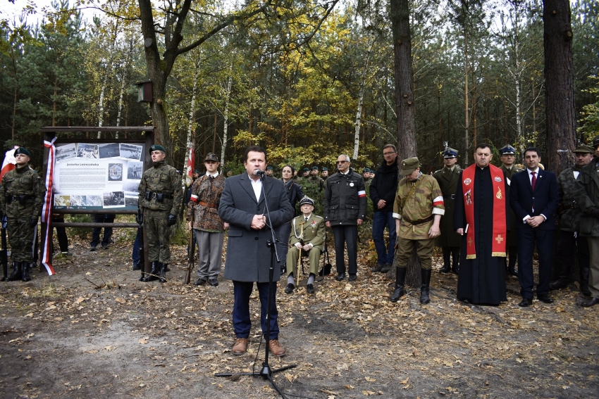 Na zdjęciu Roman Smogorzewski podczas przemówienia