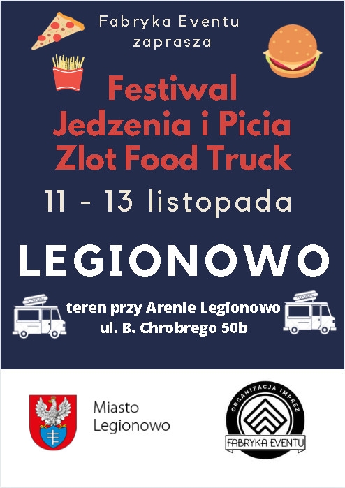 Festiwal jedzenia i picia. Zlot Food trucków.