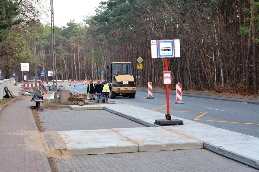 Prace remontowe zatoki autobusowej