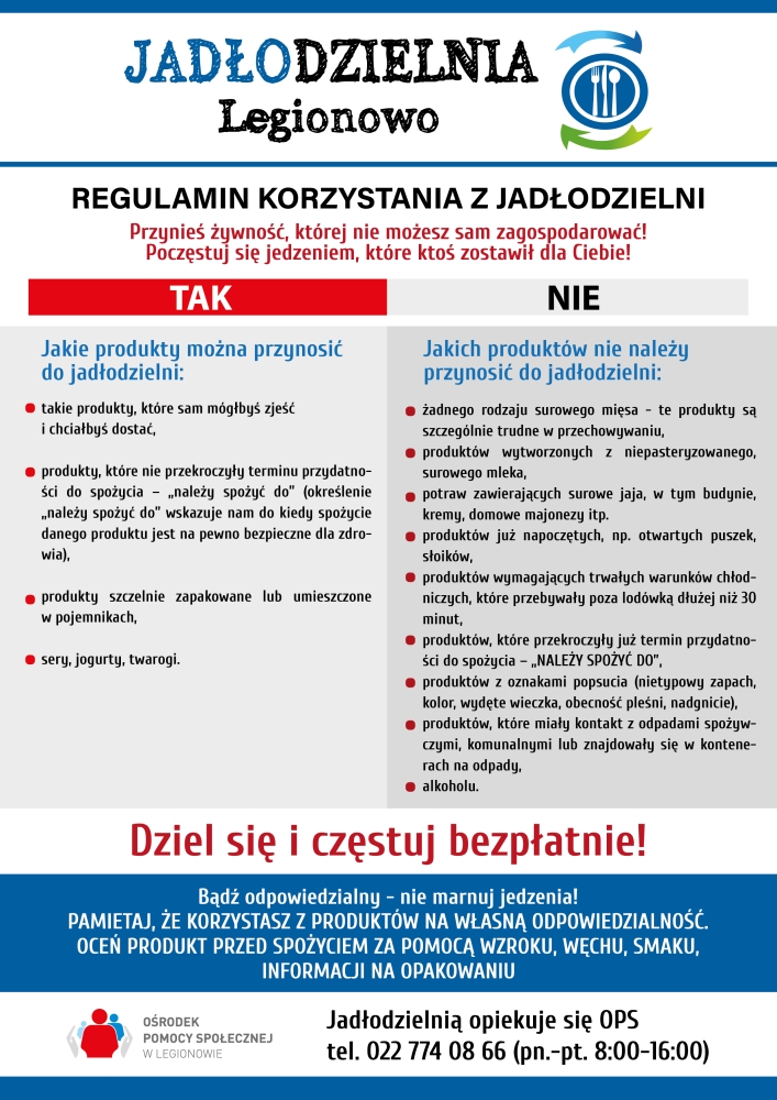 Regulamin jadłodzielni