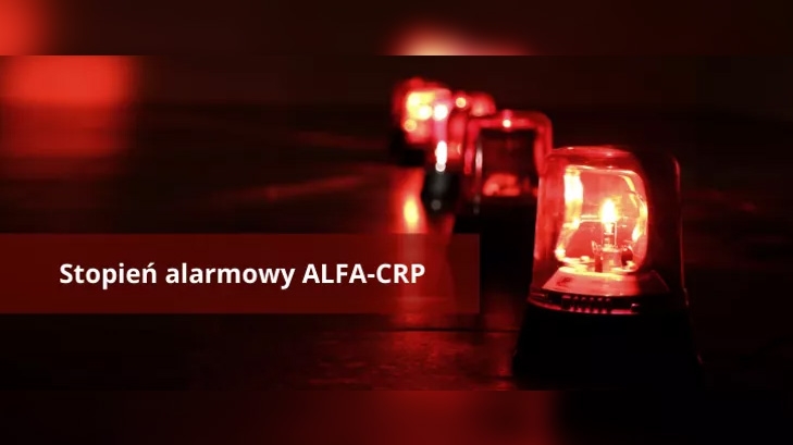 Stopień alarmowy ALFA-CRP na terenie całego kraju
