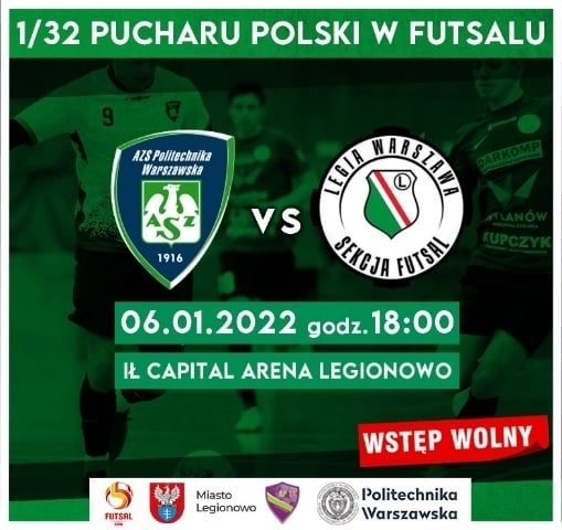 Grafika promująca 1/32 Finału Polski w Futsalu
