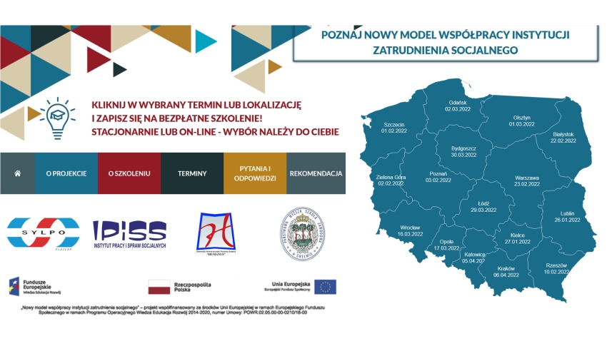 Screen ze sytony projektu, informacje w artykule