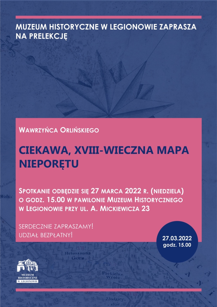 Plakat reklamujący prelekcję, treść w artykule