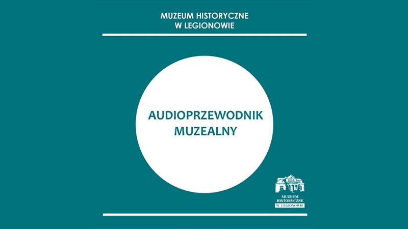 Grafika promująca adioprzewodnik muzealny