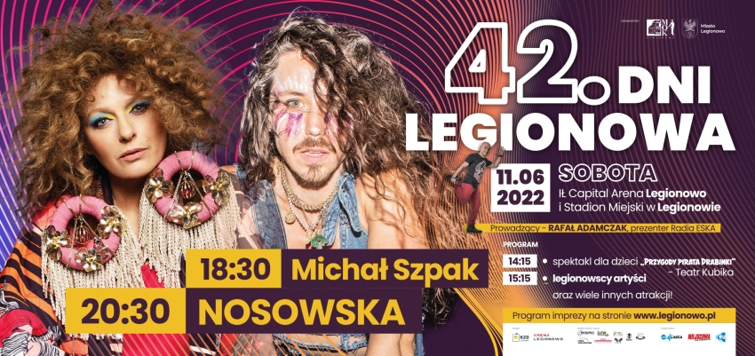 Grafika promująca 42. Dni Legionowa