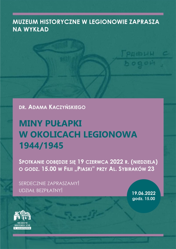 Plakat promujący wykład historyczny