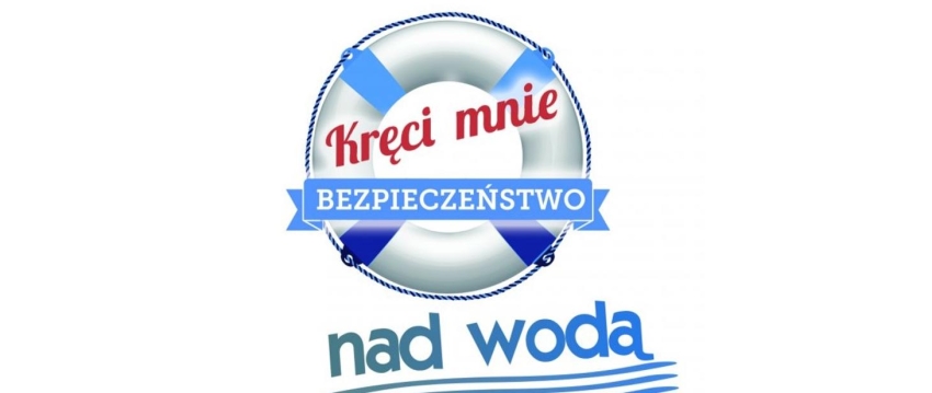 Grafika promująca bezpieczeństwo nad wodą