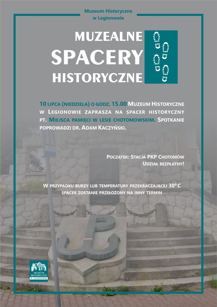 Spacer historyczny pt. „Miejsca pamięci w lesie chotomowskim”