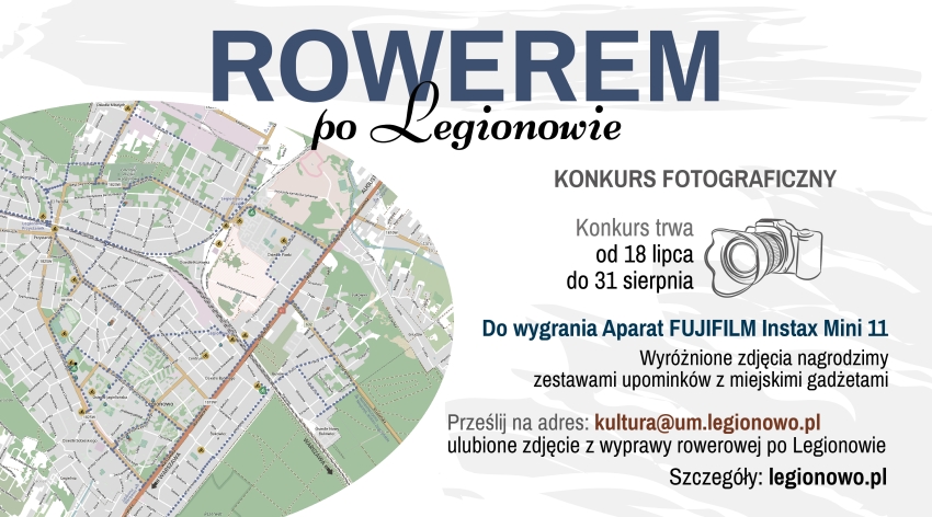 Konkurs fotograficzny: Rowerem po Legionowie