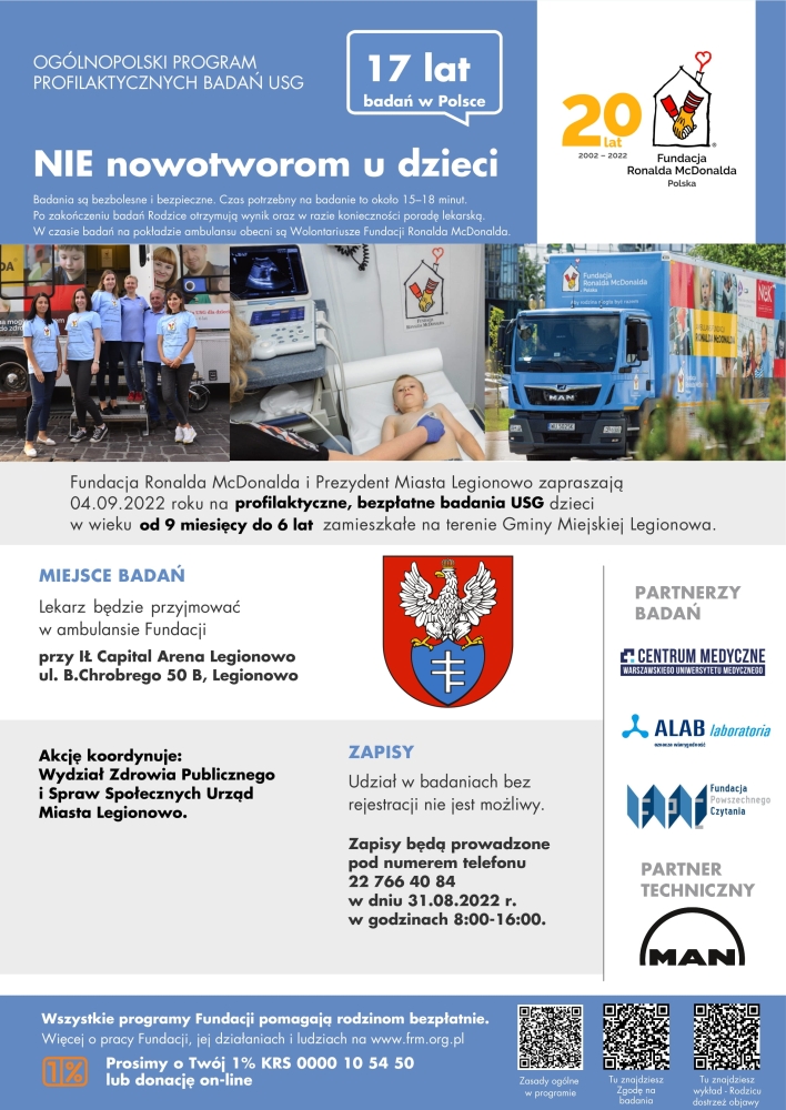 Plakat akcji - NIE nowotworom u dzieci